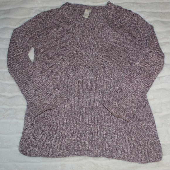 J. Jill Loose Knit Purple Sweater - Picture 1 of 8